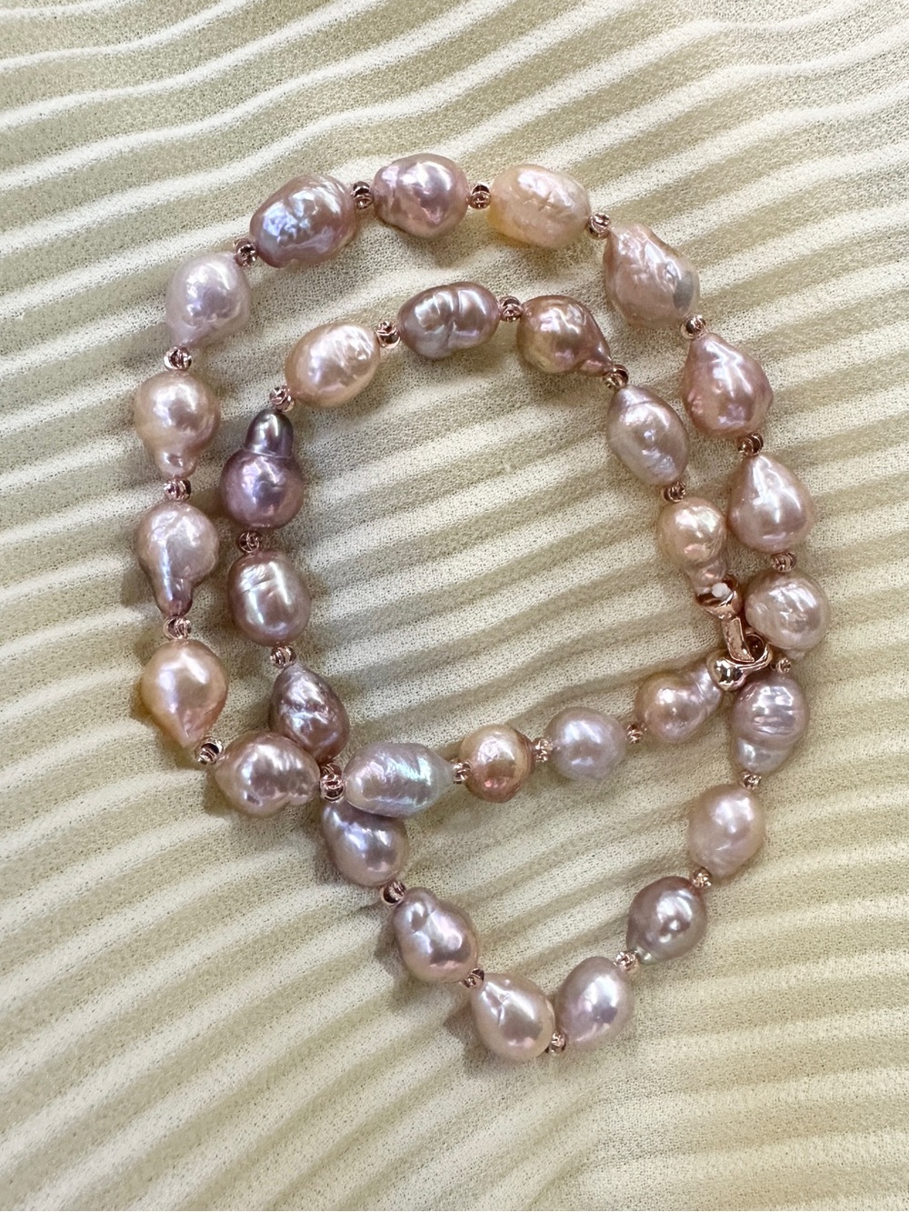 Reserved for Happygemz- bundle Genuine Freshwater Pearl Necklaces 55+30
